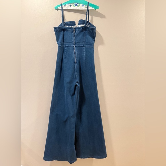 Vici So Mila Denim Flare Jumpsuit - Picture 6 of 6